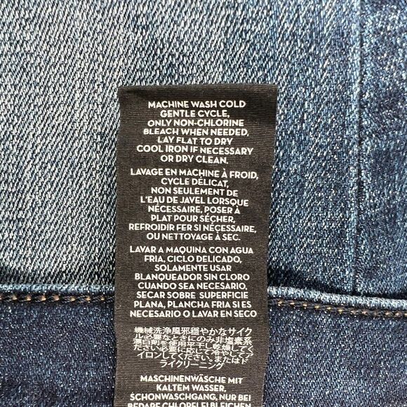 J Brand Women's Size 27 Dark Wash Open Hem Jeans - Picture 10 of 10